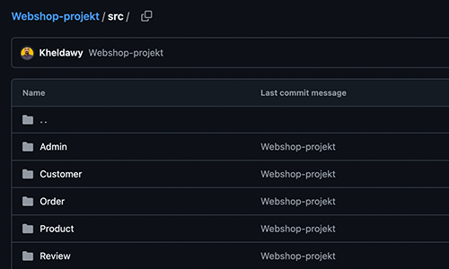 Webshop-projekt